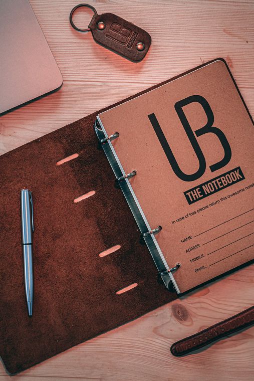 Agenda din piele naturala The Notebook by URBAN BAG dimensiune A5 – Brown